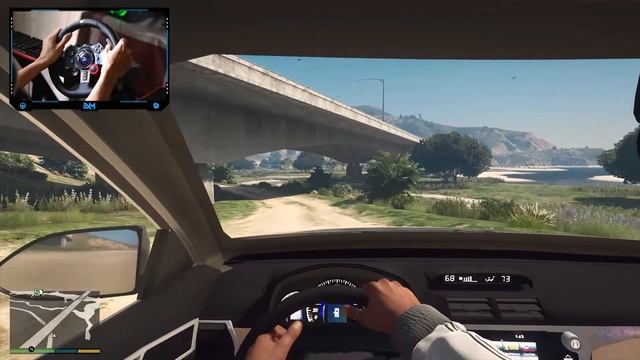 GTA 5 - Toyota Camry | Logitech g29 Steering Wheel смотреть онлайн