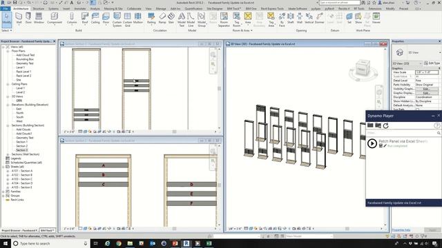 18 Facebased Revit Family via Excel