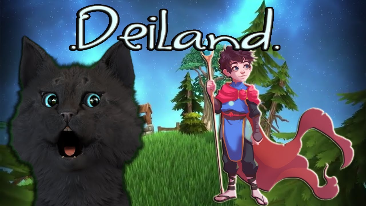 DEILAND ВЫЖИВАНИЕ НА СВОЕЙ ПЛАНЕТЕ #1 С ГОВОРЯЩИМ СУПЕР КОТОМ  ИГРА для ДЕТЕЙ.