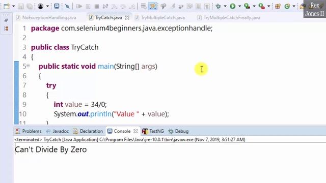 ✔ How To Handle Exceptions | (Video 82) смотреть онлайн