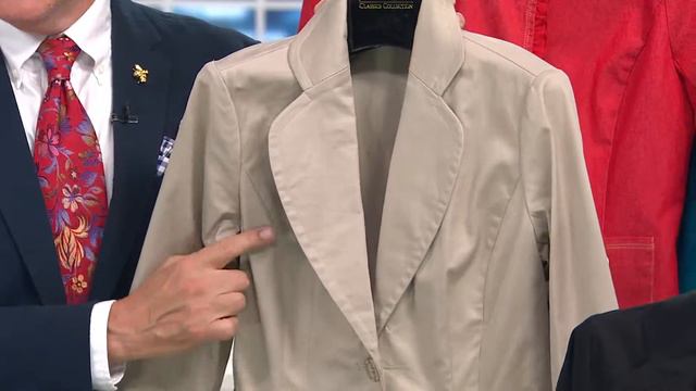 Joan Rivers Simply Chic 3/4 Sleeve Blazer with Stacey Stauffer смотреть онлайн