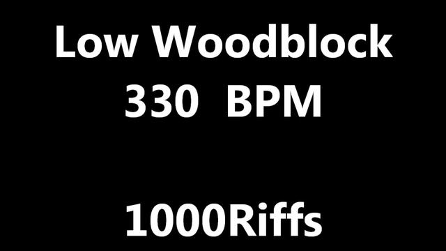 Low Woodblock Metronome : 330 BPM - Beats Per Minute смотреть онлайн