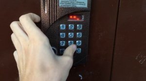 УСТАНОВКА ОБЩЕГО КОДА НА ДОМОФОН CYFRAL CCD-20