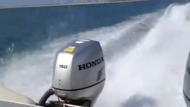 twin HONDA BF150 outboards 150 4 stroke смотреть онлайн