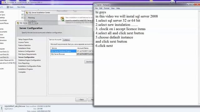 Sql Server 2008 r2 install смотреть онлайн