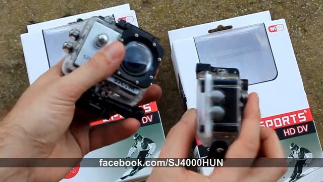 [FB.com/SJ4000HUN] SJCAM SJ4000 WiFi waterproof case old VS new смотреть онлайн