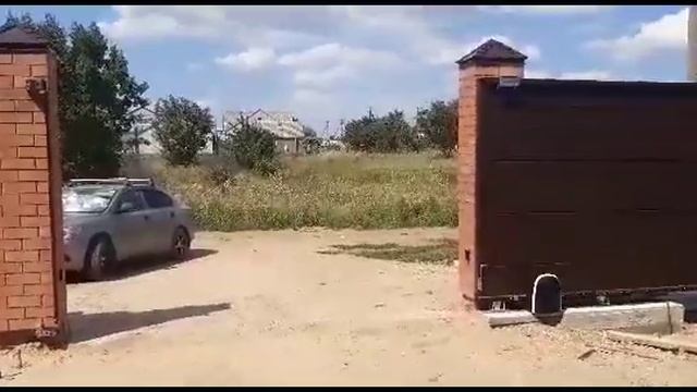 Откатные ворота цвет Ral 8014 смотреть онлайн