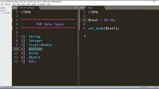 #4 PHP Data Types | PHP Tutorial | PHP Programming | PHP for Beginners | PHP Fundamentals смотреть онлайн