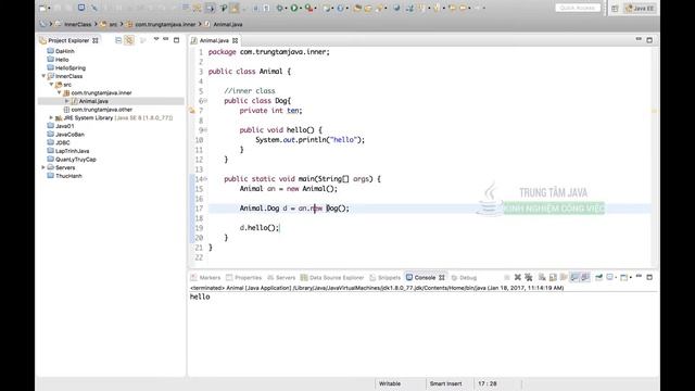 Java Cơ Bản 61 Non Static Inner Class смотреть онлайн