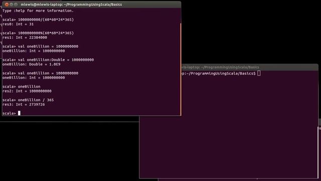 Variables in Scala смотреть онлайн