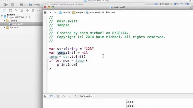 Swift Optional Type nil Special Value смотреть онлайн