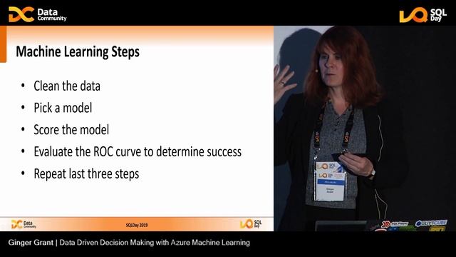 SQL Day 2019 | Data Driven Decision Making with Azure Machine Learning - Ginger Grant смотреть онлайн