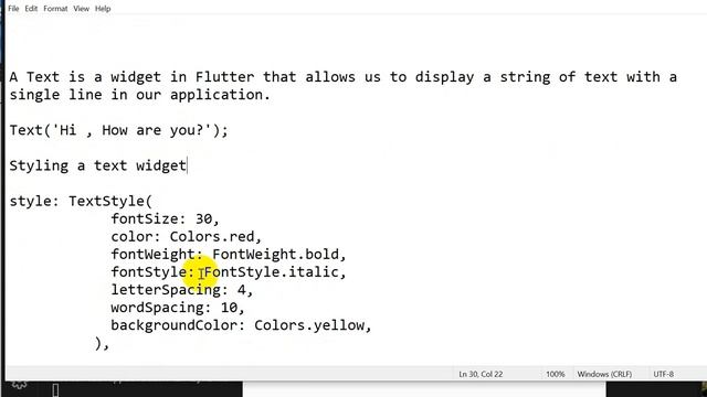 text widget flutter | flutter text widget смотреть онлайн