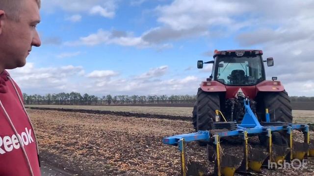 Плуг ПШК (ПСКО) гетьман Трактора Case Claas пока импортные отдыхают от завода Ремсинтез смотреть онлайн