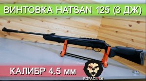 Пневматическая винтовка Hatsan 125 (3 дж) видео обзор 4k