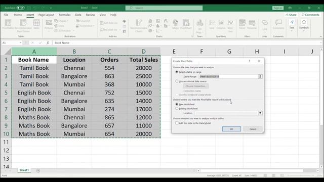 Excel Pivot Table | Excel தமிழ் Tutorial for Beginners смотреть онлайн