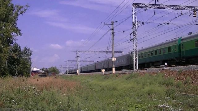 ЧС7-283 с поездом №30 "Тургенев" Симферополь-Москва смотреть онлайн