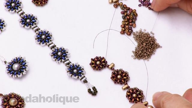 How To Make The Floraline Necklace, Earring, And Bracelet Set