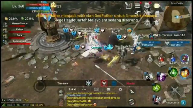 CS GIRAN #3 ( GodFather + RoyaL Vs RiseofGaruda + Malevolent ) Lineage 2 Revolution смотреть онлайн