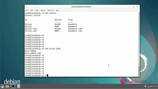 How to Install and Configure UFW Firewall in Linux Debian 11.3 смотреть онлайн