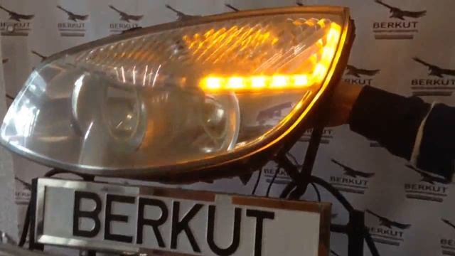 Плавающий поворотник в любую фару в стиле AUDI, MERCEDES. г. Санкт-Петербург. смотреть онлайн