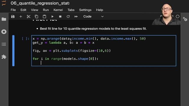 Quantile Regression with statsmodels смотреть онлайн