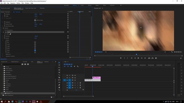 Эффект тряски видео в Adobe Premiere Pro без After Effects смотреть онлайн