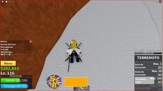 COMO DERROTAR o BOSS YETI FACILMENTE e SEM TOMAR DANO em Blox Fruit [ ROBLOX ] смотреть онлайн