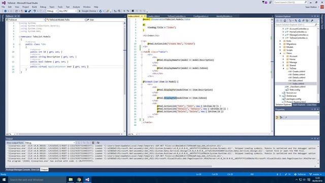 Making a ToDo List Web Application with ASP.NET MVC - Part 3 смотреть онлайн