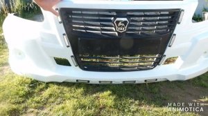 Покраска Газели и Тюнинг бампера Бизнес спорт