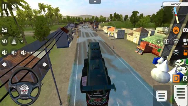Bus Simulator Indonesia Monster Bus Driving#4 - Bussid Scania Bus Driving - Android Gameplay смотреть онлайн