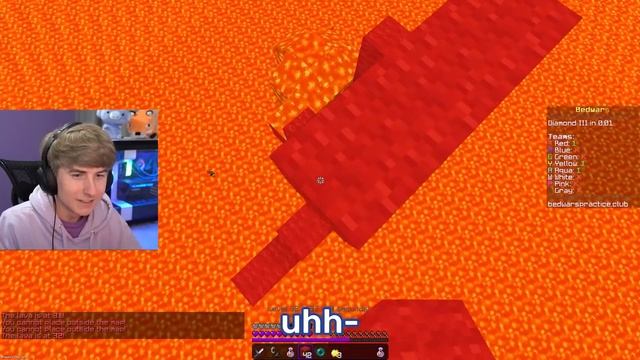 Bedwars, But Lava Rises Every Minute смотреть онлайн