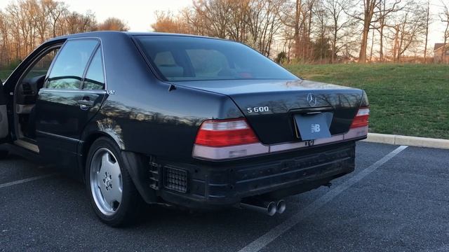 Mercedes W140 S600 Eisenmann Exhaust Sound