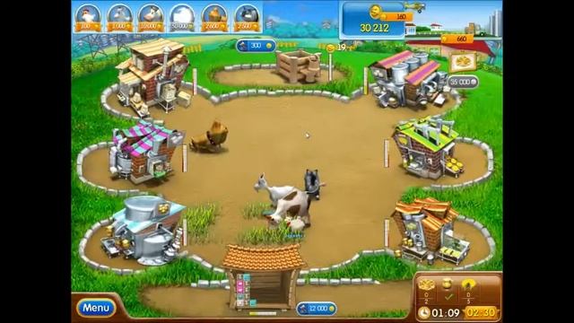 Farm Frenzy Pizza Party Russian Road 1 смотреть онлайн