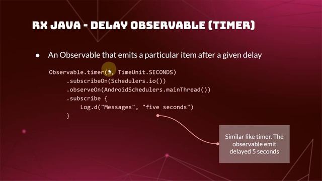 Week 7 - RX Java & Notification (english) смотреть онлайн