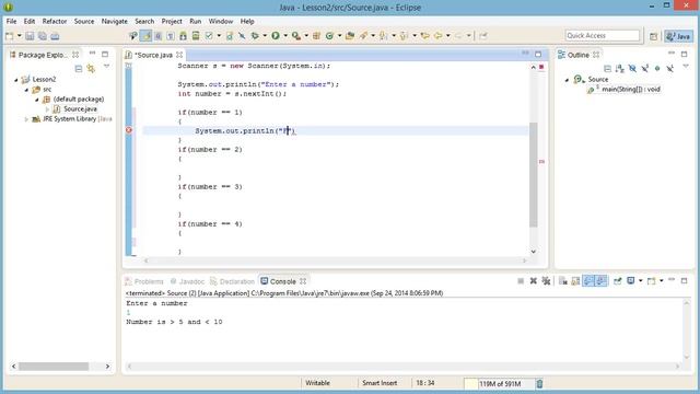 Java Programming Fundamentals: Lesson 2 - Making Decisions смотреть онлайн