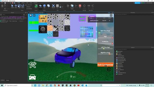 Roblox Studio Car Customization System Last Update смотреть онлайн