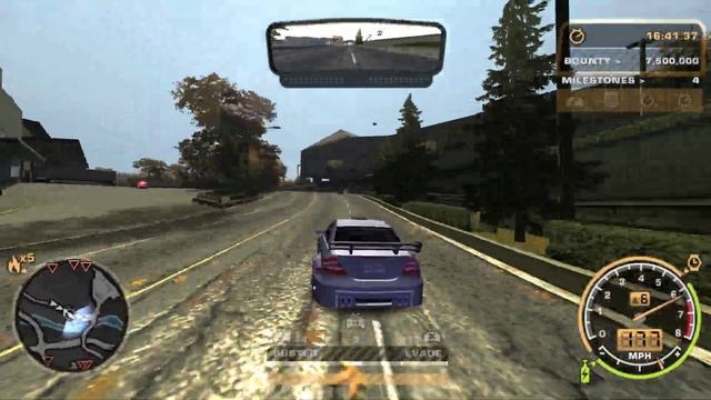 Need for Speed Most Wanted Mercedes-Benz CLK 500 Pursuit #3 смотреть онлайн