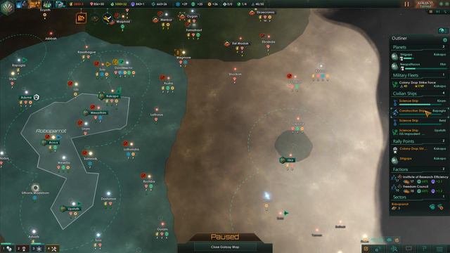 Stellaris: Utopia: The Flesh is Weak Part 10 - Expanding Our Borders смотреть онлайн