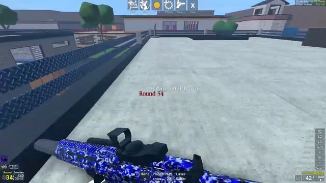 Digital Blue (Level 50 Skin) - Roblox Zombie Uprising смотреть онлайн