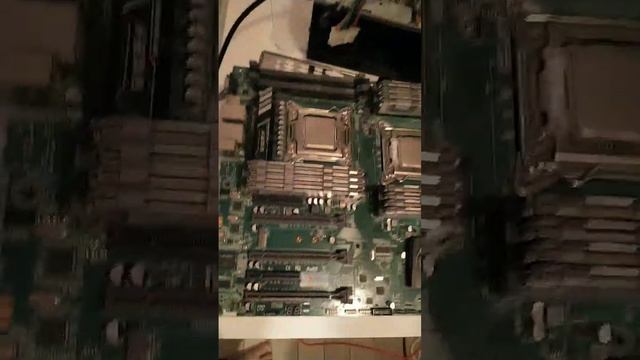 Материнская плата HUANANZHI X79-16D dual xeon E5 2648Lv2 (10/20)память 128гб. смотреть онлайн