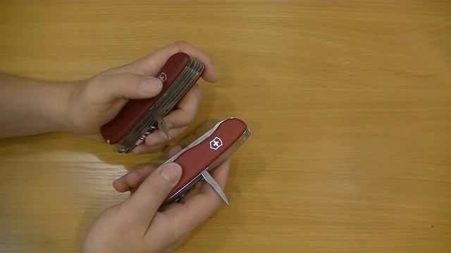 Victorinox New 2017 WorkChamp с лайнерным замком обзор и сравнение со старой моделью. смотреть онлайн