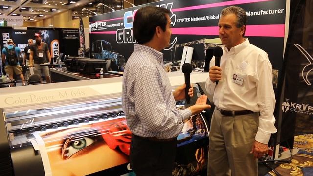 OKI's Fabrizio Soto discusses the ColorPainter debut at SEMA 2017 смотреть онлайн