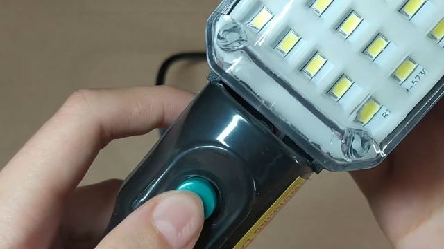 L004 LED Світлодіодна светодиодная лампа фонарь з МАГНИТОМ 220В КАБЕЛЬ-9М смотреть онлайн
