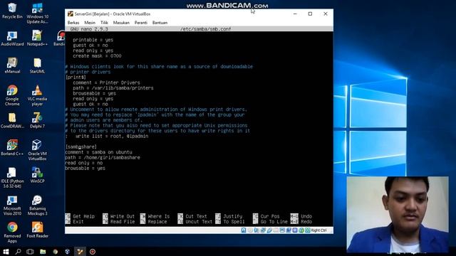 TUTORIAL INSTALL SAMBA DI UBUNTU SERVER MENGGUNAKAN VIRTUAL BOX. смотреть онлайн