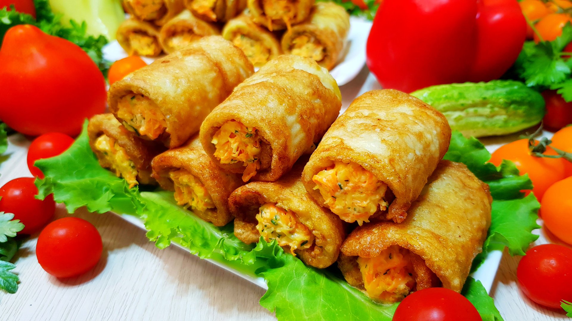 Рулетики из кабачков с необычной начинкой Закуска из кабачков на все случаи жизни от Кухни со Вкусом смотреть онлайн