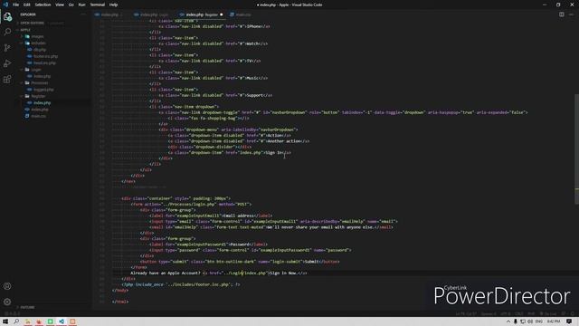 Apple Website Clone with user registration and admin page (PHP/HTML/CSS) смотреть онлайн