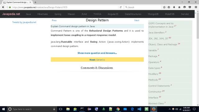 Explain Command design pattern in Java.
| javapedia.net смотреть онлайн