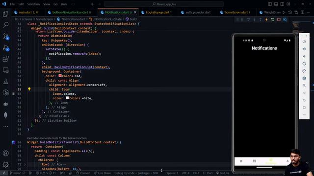 Fitness Tracker App | Routing and Data Storage | Flutter Project Series | Day 9 | GeeksforGeeks смотреть онлайн