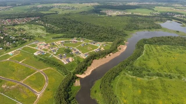 Карцево. Приток Истры. Общий план. смотреть онлайн